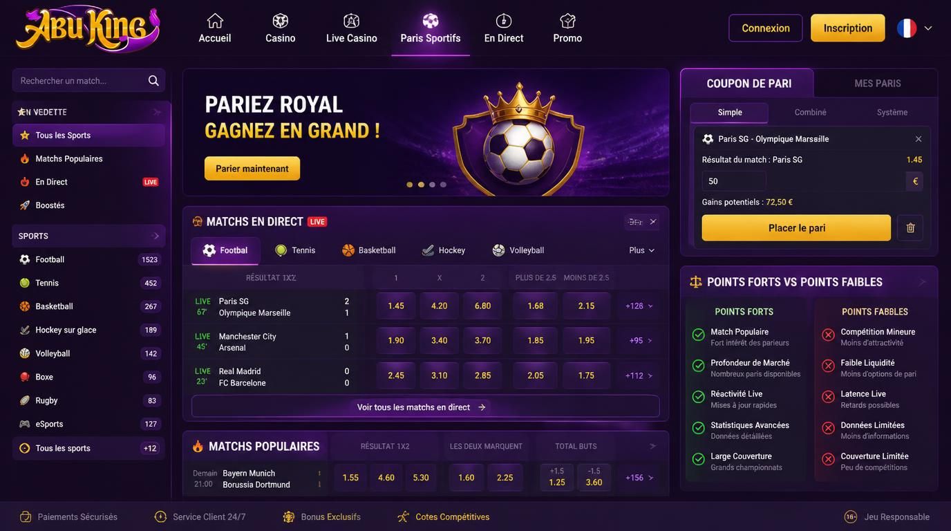 Comparaison dans l’interface de paris sportifs marchés majeurs vs marchés mineurs, avantages et limites.